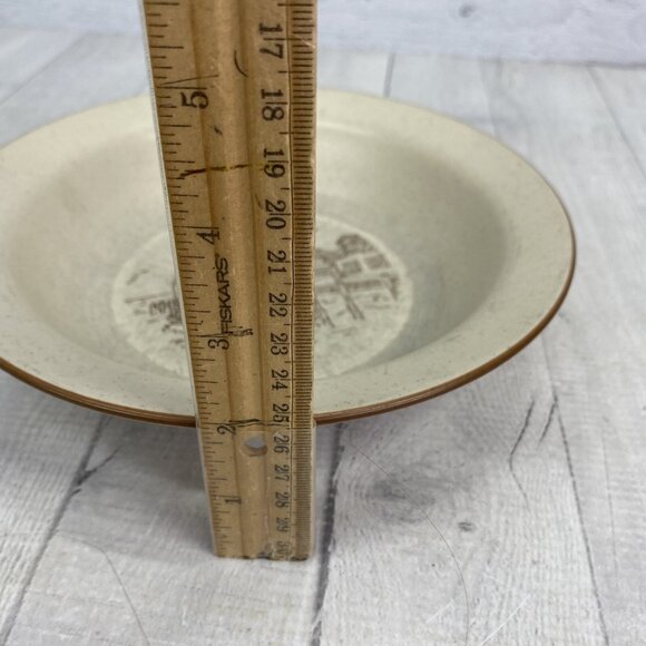 Collection Manoir CXY1 Cabin & Boat Hand Crafted Korea Ceramic Rim Bowls Set 2 - Picture 8 of 13